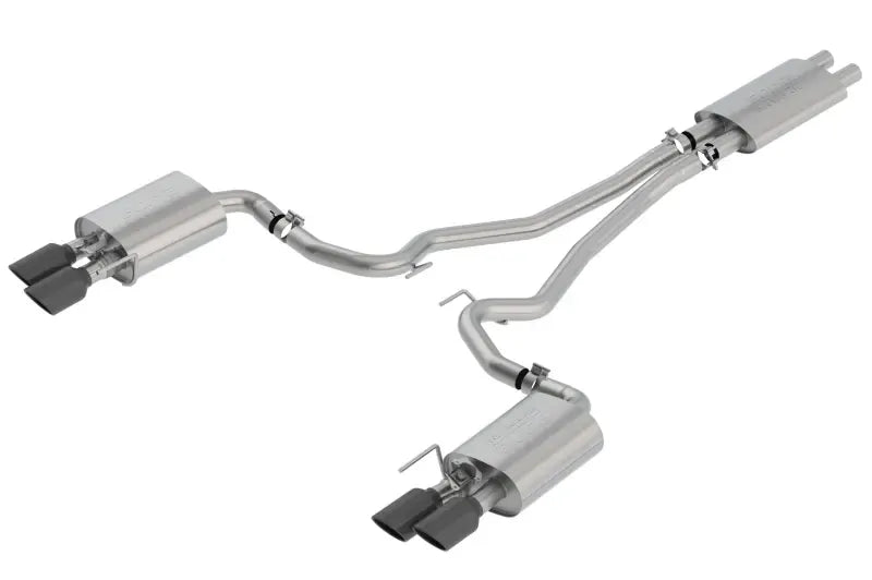 Borla Exhaust ECE Cat-Back Exhaust w/Active Valve - Fits Convertible (Mustang GT 18-23)