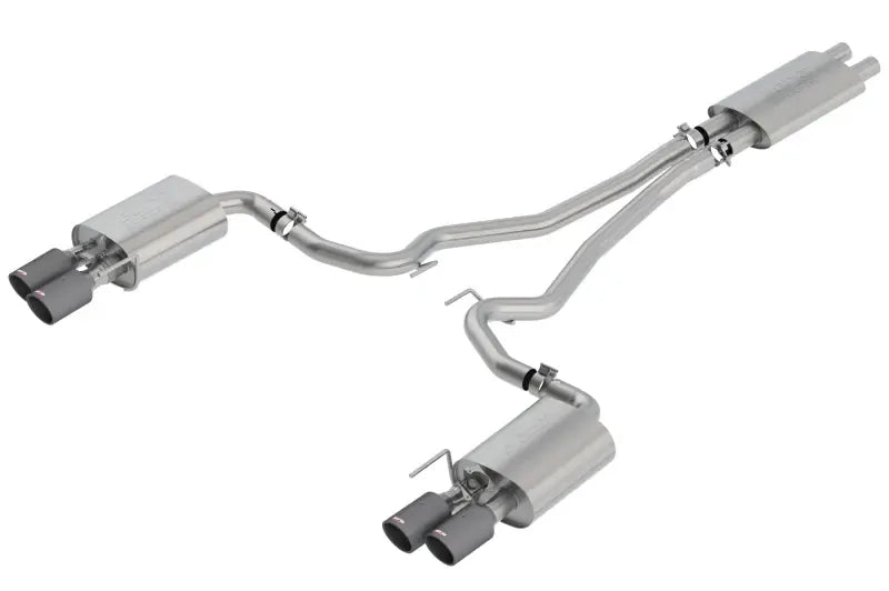 Borla Exhaust Cat-Back Exhaust System Touring- Carbon Fiber Tips (Mustang GT 18-23)