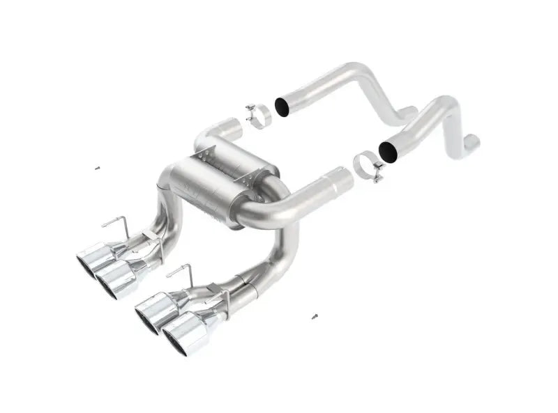 Borla Exhaust Aggressive Atak Exhaust - Rear Section Only (Corvette 06-13) — fits Chevrolet Corvette