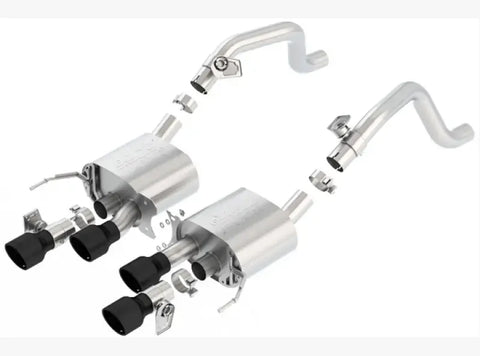 Borla Exhaust Axle-Back Atak Exhaust 2.75in To Muffler Dual 2.75in Out 4.25in Tip (Corvette 14-19)
