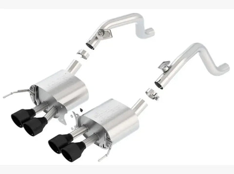 Borla Exhaust Axle-Back Atak Exhaust 2.75in To Muffler Dual 2.0in Out 4.25in Tip (Corvette 14-19)