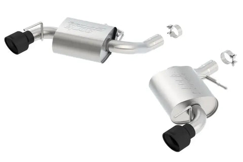 Borla Exhaust Ceramic Black S-Type Exhaust - w/o NPP (Camaro 16-23) — fits Chevrolet Camaro Gen 6