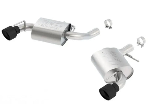 Borla Exhaust Atak Rear Section Exhaust w/o NPP Valves Ceramic Black (Camaro 16-23) — fits Chevrolet Camaro Gen 6