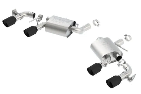 Borla Exhaust Ceramic Black S-Type Exhaust - w/Dual Mode Valves (Camaro 16-23) — fits Chevrolet Camaro Gen 6