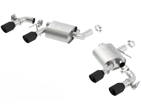 Borla Exhaust Atak Rear Section Exhaust w/Dual Mode Valves Ceramic Black (Camaro 16-23) — fits Chevrolet Camaro Gen 6