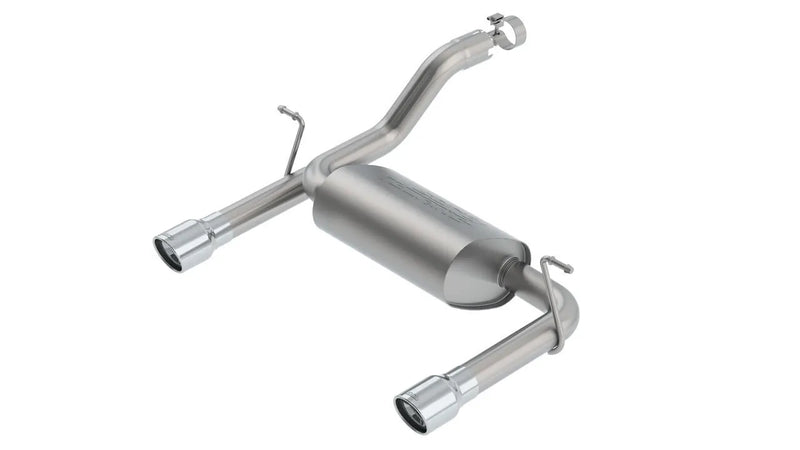 Borla Exhaust Stainless Steel Axle Back Exhaust w/3.5in Tips (Wrangler 18-23) — fits Jeep Wrangler
