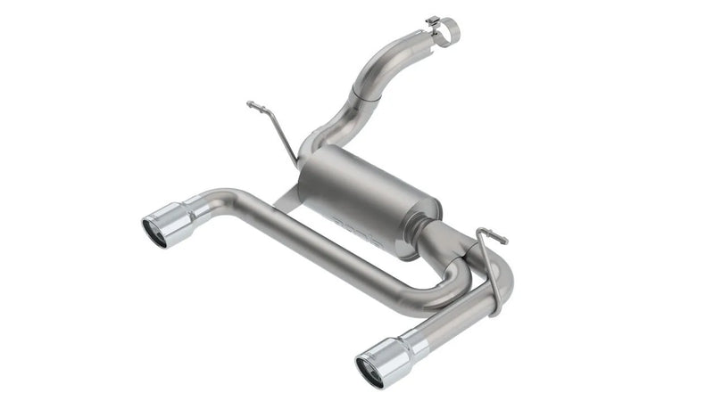Borla Exhaust Atak Stainless Steel Axle Back Exhaust w/3.5in Tips (Wrangler 18-23) — fits Jeep Wrangler