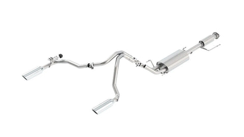 Borla Exhaust Cat-Back Exhaust Single Split Rear Exit (FJ Cruiser 07-09) — fits Toyota FJ Cruiser Gsj15