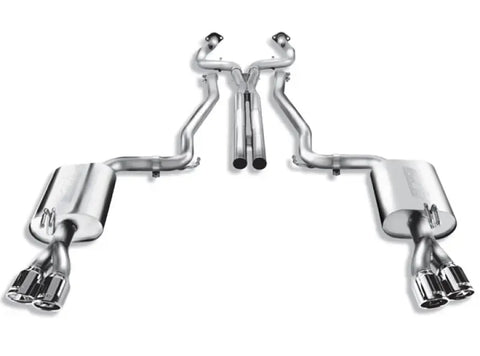 Borla Exhaust Stainless Steel Cat-Back Exhaust w/X-Pipe (G8 08-09/GT 08-09) — fits Pontiac G8