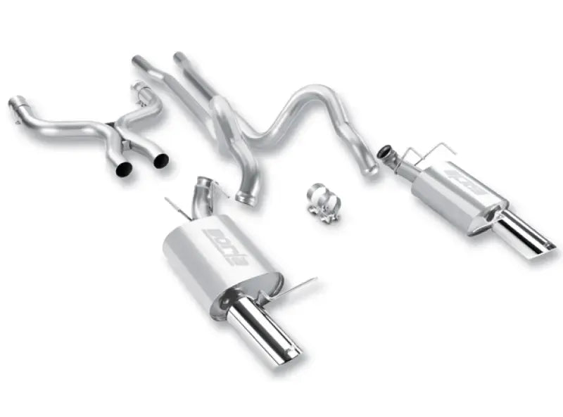 Borla Exhaust Agressive Atak Cat-Back Exhaust (Mustang GT 11-12) — fits Ford Mustang