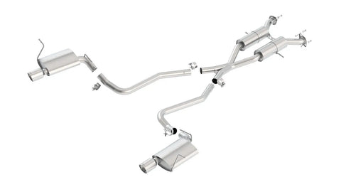 Borla Exhaust Stainless Steel Cat-Back Exhaust (Grand Cherokee 11-21) — fits Jeep Grand Cherokee