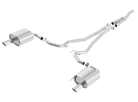 Borla Exhaust Atak Cat Back 2.25in Pipe 4in Tip (Mustang Ecoboost 15-23)