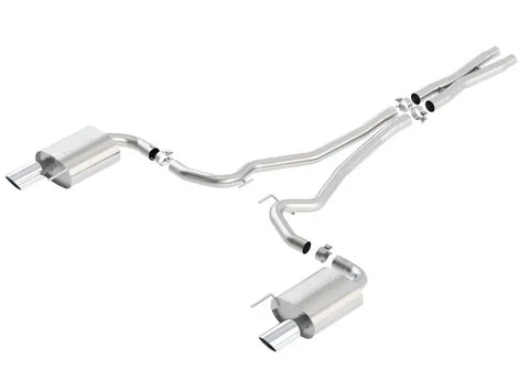 Borla Exhaust S Type Cat Back 2.5in Pipe 4in Tip (Mustang GT 15-17)