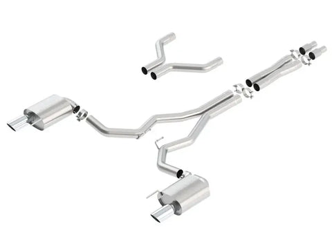 Borla Exhaust S-Type Cat-Back 3in Pipe 4in Tip (Mustang GT 15-17)