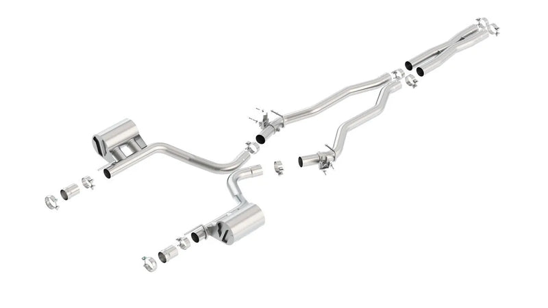 Borla Exhaust Atak Cat-Back Exhaust w/Valves Factory Bezel (Challenger 15-23) — fits Dodge Challenger
