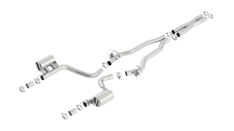Borla Exhaust Atak Cat-Back Exhaust No Tips Factory Valance (Challenger 15-23) — fits Dodge Challenger