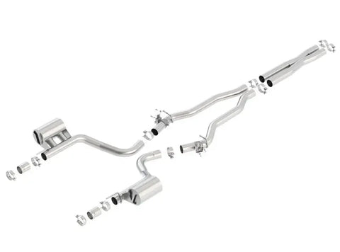 Borla Exhaust Atak Cat-Back Exhaust w/Valves No Tips Factory Valance (Charger 15-23)
