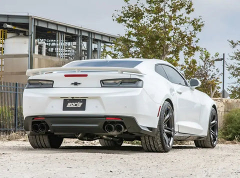 Borla Exhaust Atak Cat-Back Exhaust w/Dual Mode Valves CF Black Anod (Camaro 17-23) — fits Chevrolet Camaro Gen 6