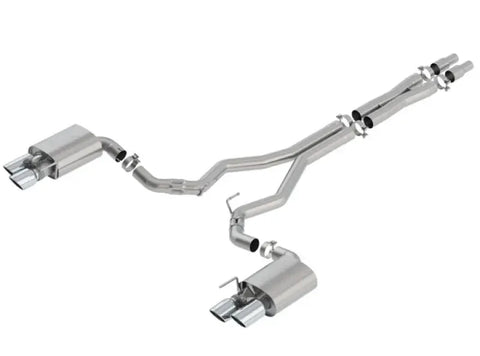 Borla Exhaust Atak Cat-Back Exhaust w/Valves (Mustang GT 18-23) — fits Ford Mustang