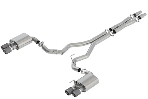 Borla Exhaust 3in Atak Cat-Back Exhaust w/Valves - Carbon Fiber Tip (Mustang GT 18-23) — fits Ford Mustang