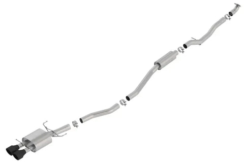 Borla Exhaust Cat-Back S-Type w/Ceramic Black Tips (Civic 17-20)