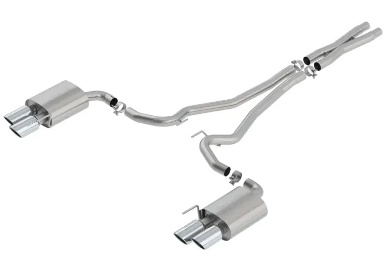Borla Exhaust 2.5in Pipe 4in Tip (Mustang GT 18-23)
