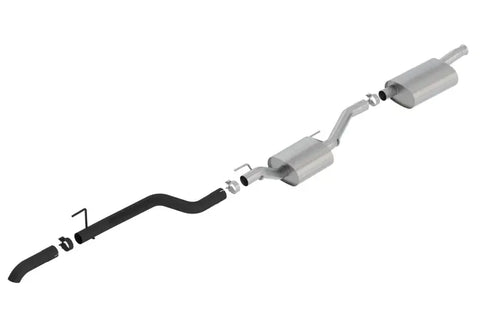 Borla Exhaust 2.75in Touring Climber Black Turndown Tip & Over-Axle (Gladiator 20-23)