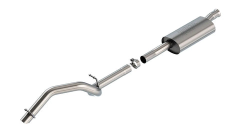 Borla Exhaust Turn Down Exit Cat-Back Exhaust (Wrangler 18-23) — fits Jeep Wrangler