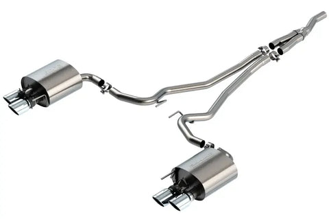 Borla Exhaust 2.25in S-Type Exhaust w/Valves (Mustang Ecoboost 19-23)