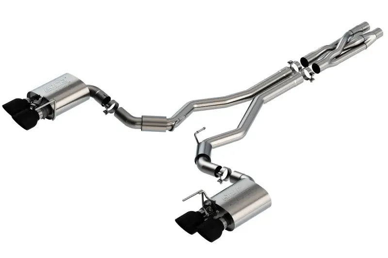 Borla Exhaust 3in Atak Cat-Back Exhaust w/Black Chrome Tips (Mustang Shelby GT500 20-23) — fits Ford Mustang