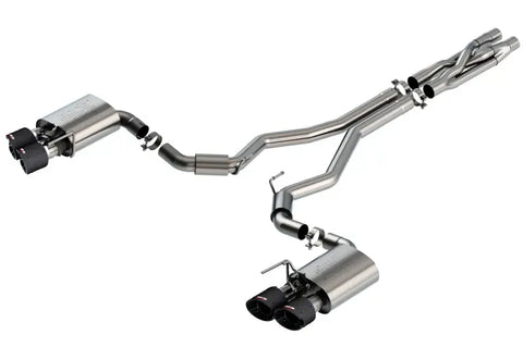 Borla Exhaust 3in Atak Cat-Back Exhaust w/Carbon Fiber Tips (Mustang Shelby GT500 20-23) — fits Ford Mustang