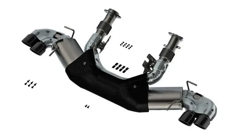 Borla Exhaust 3in Atak Cat-Back Exhaust - Black Chrome Tips (Corvette 20-24)