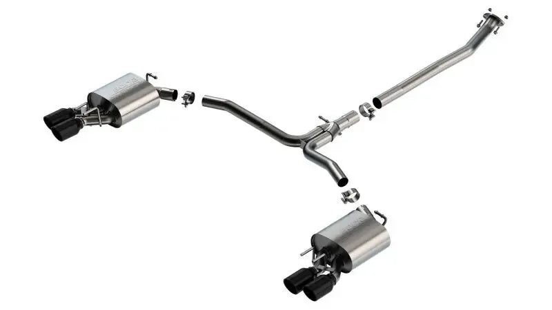 Borla Exhaust 140853BC Cat Back Exhaust - Black Ch | Kren Offroad NZ