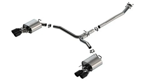 Borla Exhaust Cat Back Exhaust - Black Chrome (Camry 18-24) — fits Toyota Camry