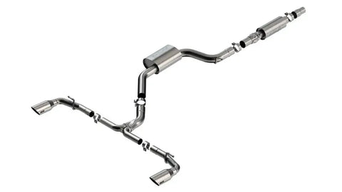 Borla Exhaust 3inch S-Type Cat-Back Exhaust - 4in Brushed Stainless Steel Tips (Golf Gti 22-23)