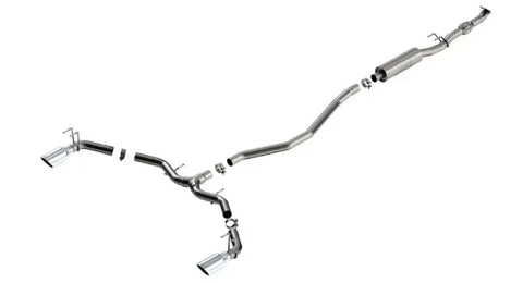 Borla Exhaust 2.50in S-Type Cat-Back Exhaust (Integra 23/Civic 22-23) — fits Honda Civic