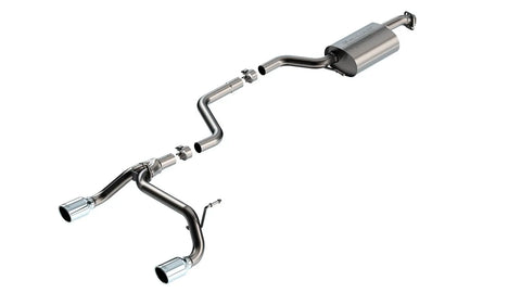 Borla Exhaust 2in S-Type Cat-Back Exhaust (Jimny 18-23) — fits Suzuki Jimny Jb23 Jb33 Jb43