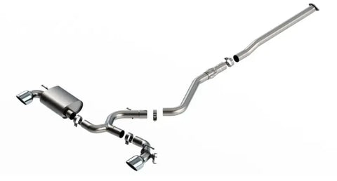 Borla Exhaust Atak Cat-Back Exhaust Bright Chrome (Kona 22-23) — fits Hyundai Kona