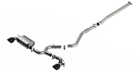 Borla Exhaust Atak Cat-Back Exhaust Black Chrome (Kona 22-23) — fits Hyundai Kona