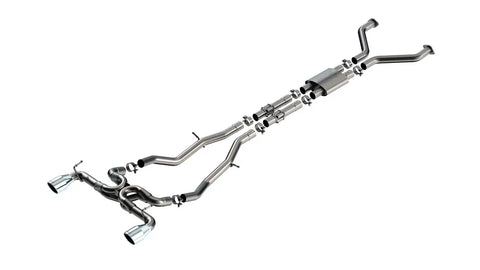 Borla Exhaust 2.5in Atak Cat Back Exhaust 4.5in Tip - Stainless Steel (Nissan Z 23-24)