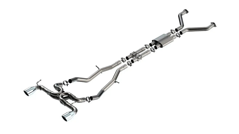 Borla Exhaust 2.5in Atak Cat Back Exhaust 4.5in Tip - Stainless Steel (Nissan Z 23-24)