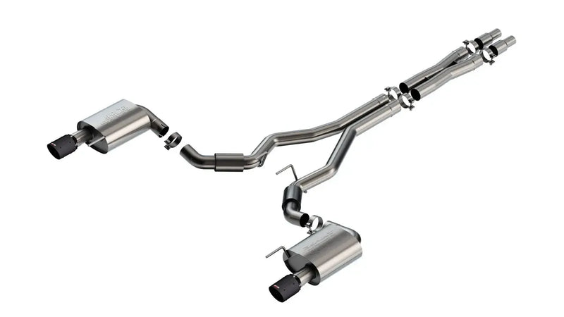 Borla Exhaust S-Type Cat-Back Exhaust System - Carbon Fiber (Mustang GT 24)