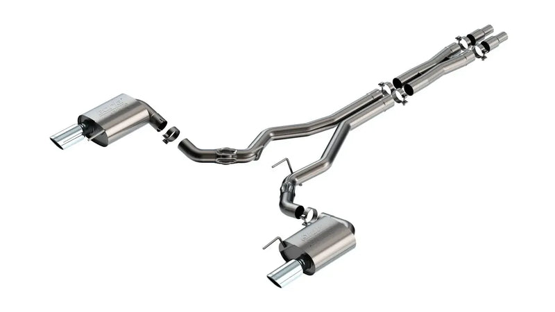 Borla Exhaust Atak Cat-Back Exhaust System w/o Active Exhaust (Mustang GT 24)