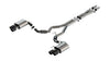 Borla Exhaust 3 in Atak Cat-Back Non-Active Exhaust- Carbon Fiber Quad Tip (Mustang GT 24)