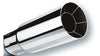Borla Exhaust Polished Tip Single Round Intercooled - Inlet 2 1/4in. Outlet 2 1/2in