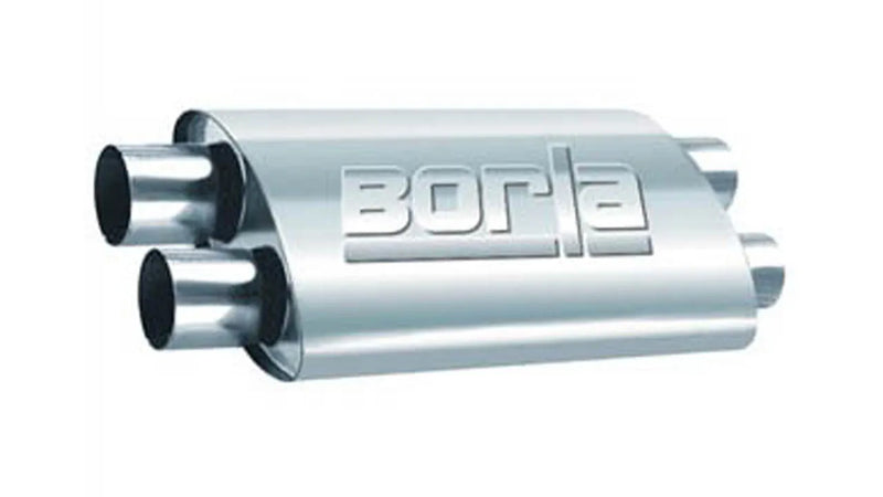 Borla Exhaust 2.50in Dual In/Out 19in x 9.5in x 4in PRO-XS Muffler