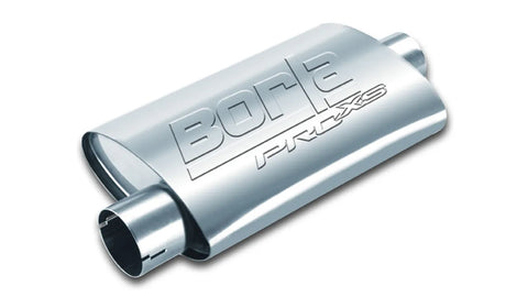 Borla Exhaust Center/Offset Oval 3in Tubing 14in x 4in x 9.5in PRO-XS Muffler