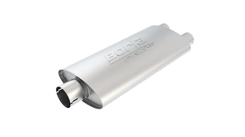 Borla Exhaust Center/Dual Oval 3in In/2.25in Out 19in x 4in x 9.5in Notched ProXS Muffler