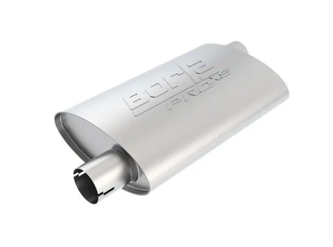 Borla Exhaust Pro-XS Oval 2.25in Inlet / Outlet Offset Notched Muffler
