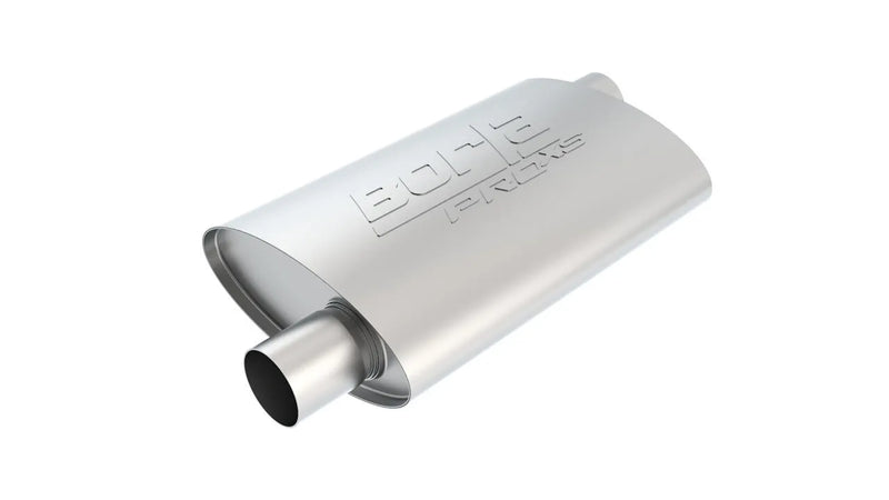 Borla Exhaust Pro-XS 2in Tubing 14in x 4in x 9.5in Oval Offset/Offset Muffler